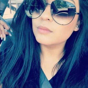 Quay Australia high key aviator black sunglasses